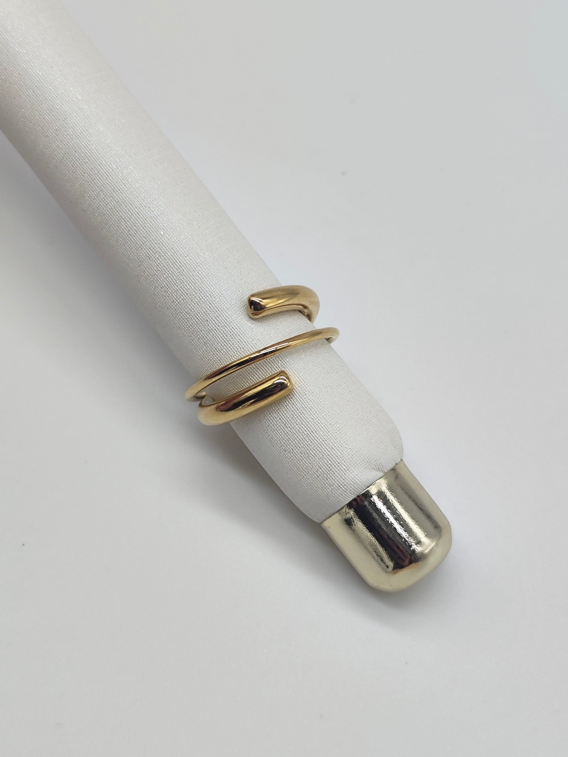 Anillo Dúo Minimal – Acero Inoxidable Dorado o Plateado