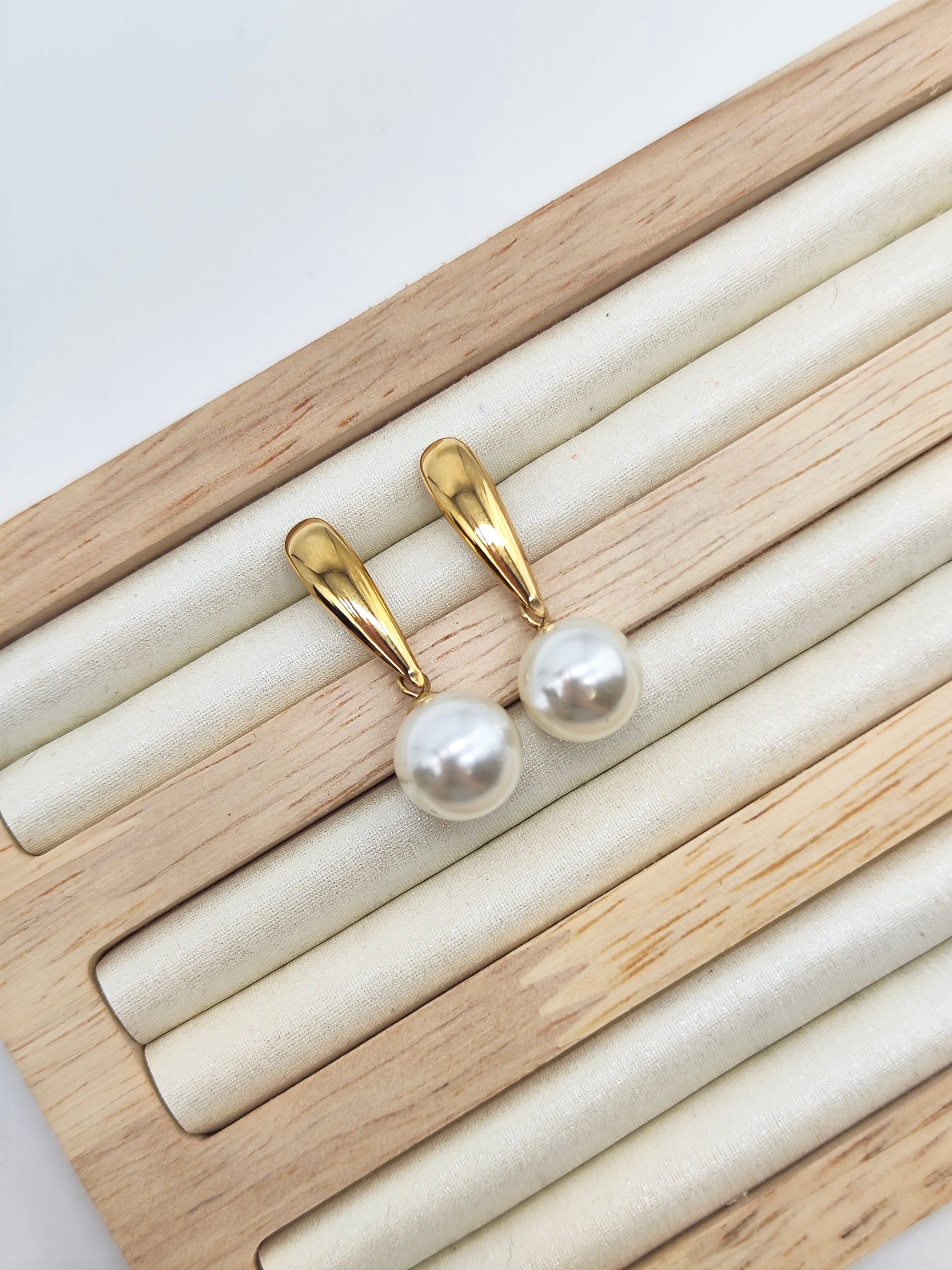 Pendientes Perla Marina