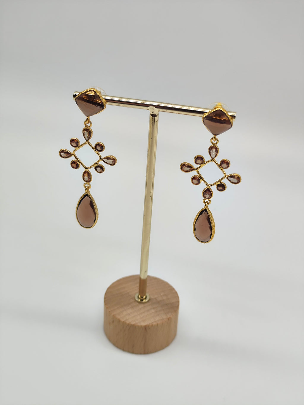 ✧ Pendientes Agni Padma Cacao · Edición Limitada