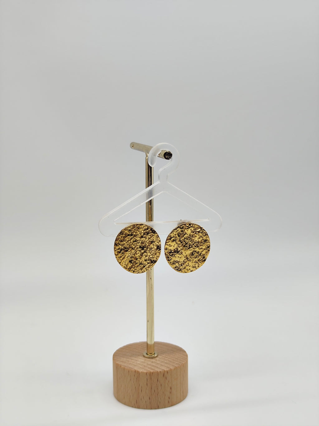 Pendientes Luna Martillada