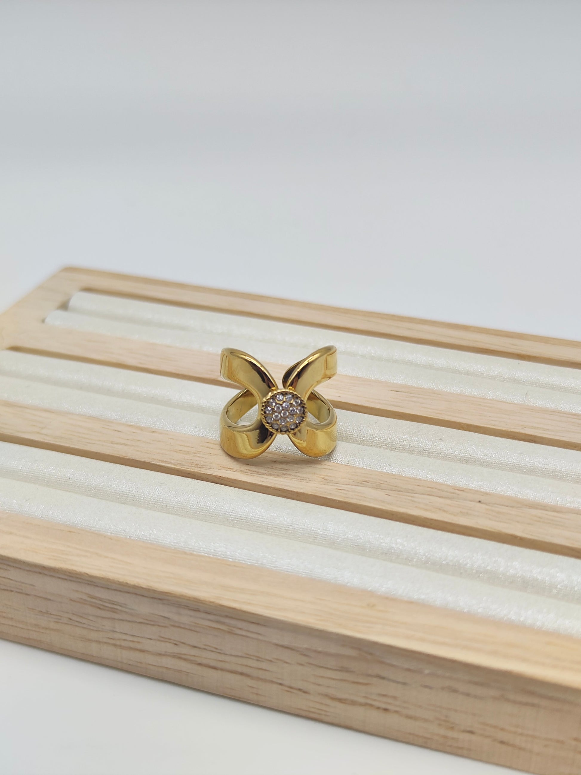 Anillo Lazo Brillante