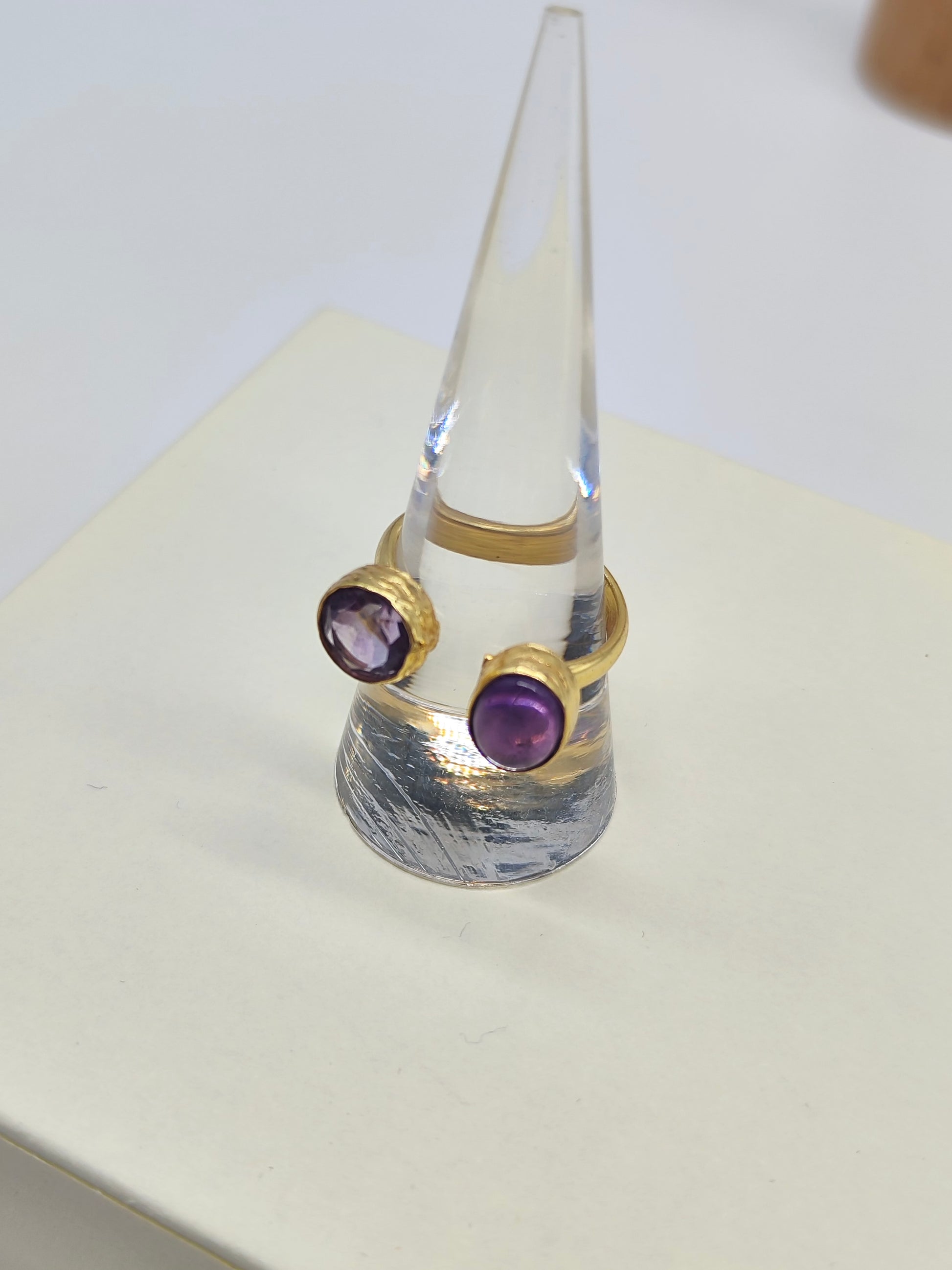 ✧ Anillo Padma Amatista Dúo · Edición Limitada