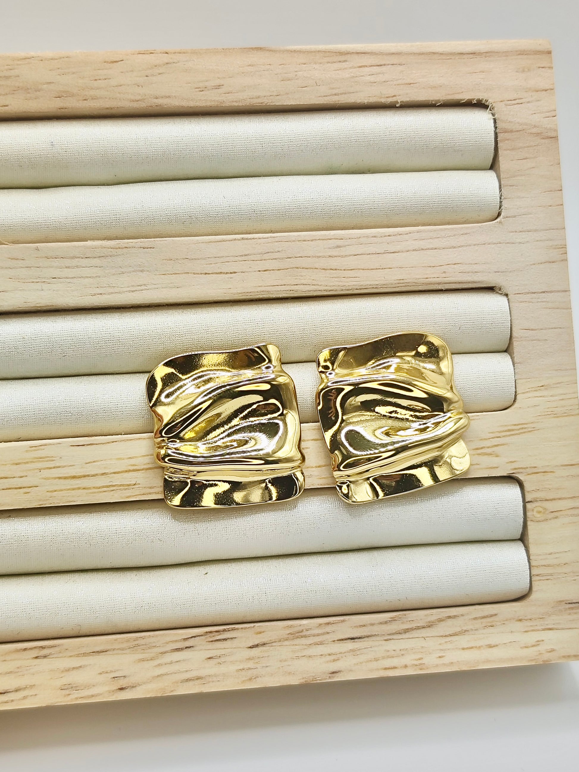 Pendientes Ola Dorada