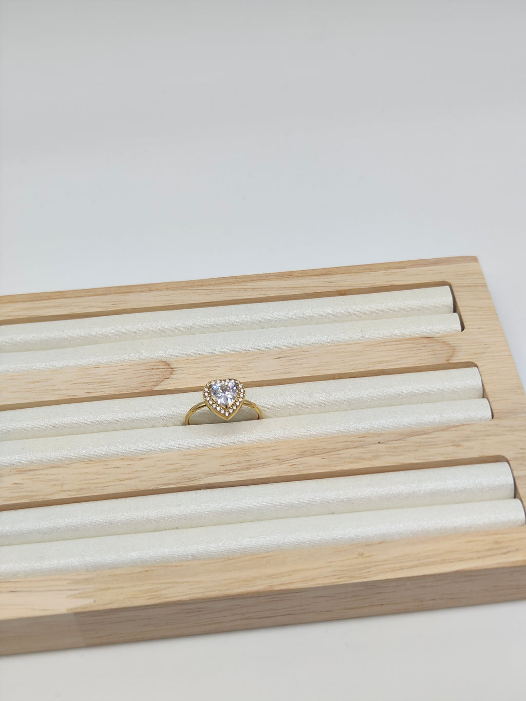 Anillo Corazón Radiante