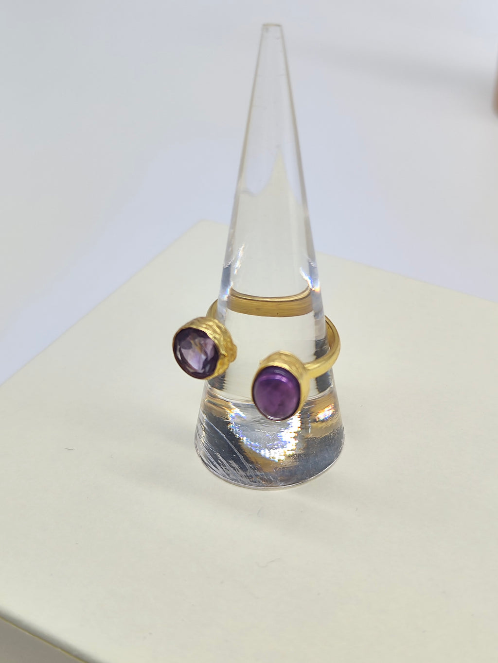 ✧ Anillo Padma Amatista Dúo · Edición Limitada