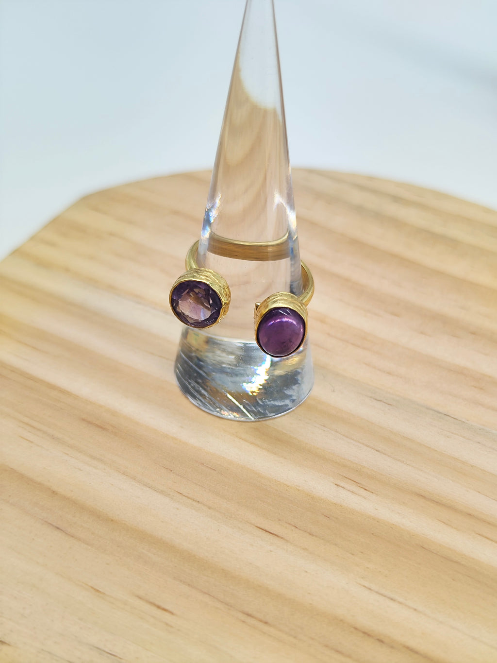 ✧ Anillo Padma Amatista Dúo · Edición Limitada