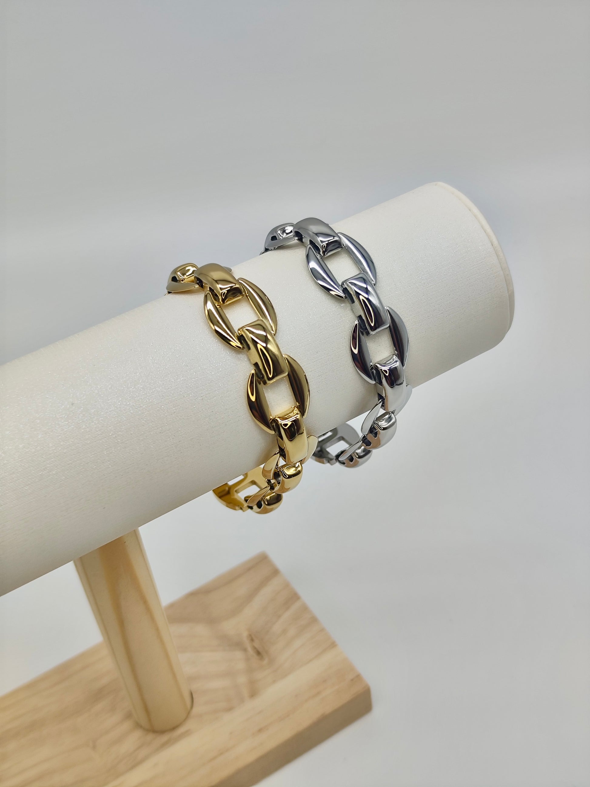 Pulsera Cadena Eslabón Ancho