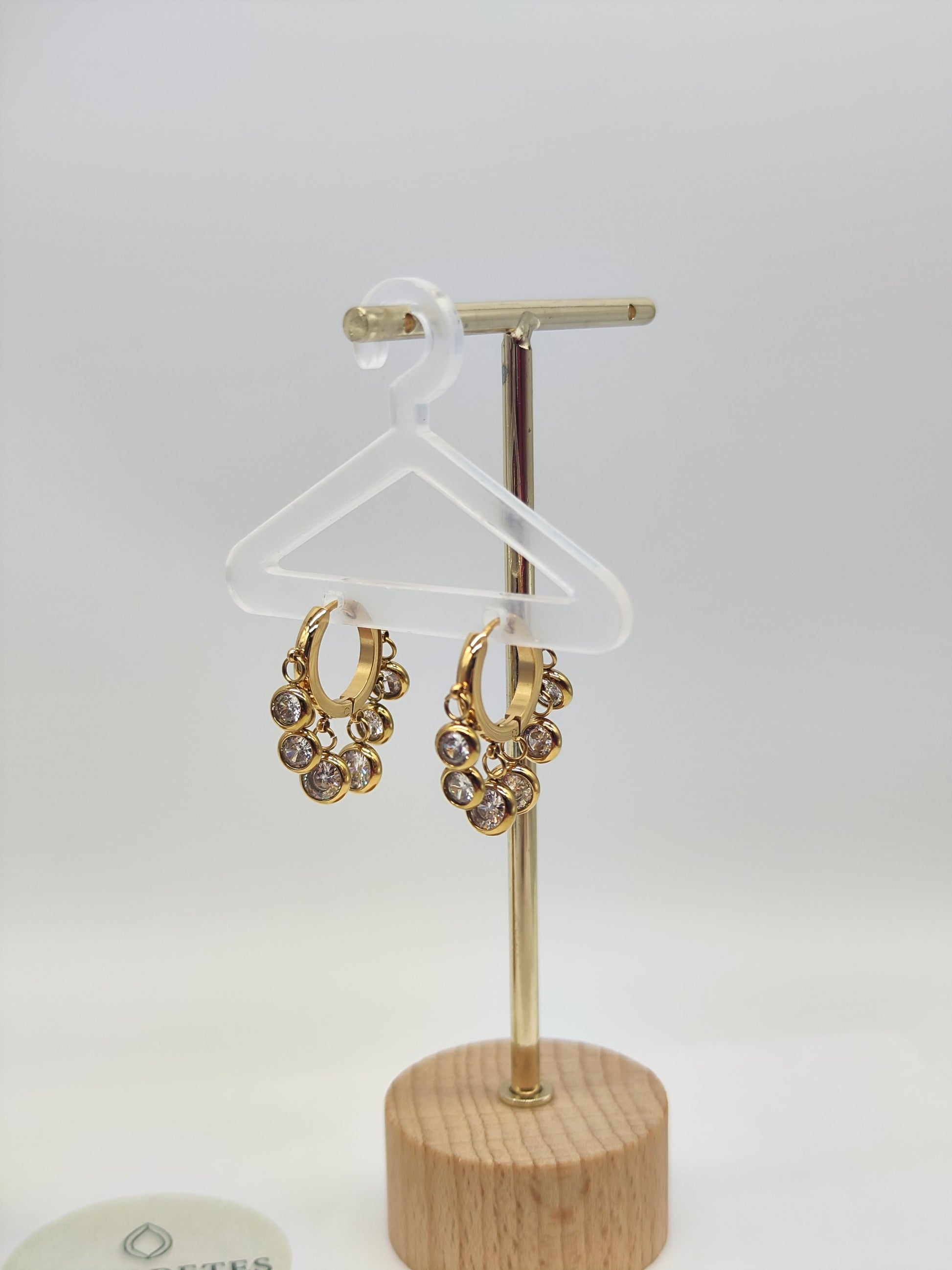 Pendientes aro Cascada de Luz