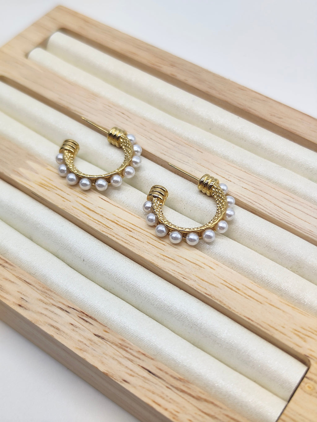 Pendientes Perla Marina