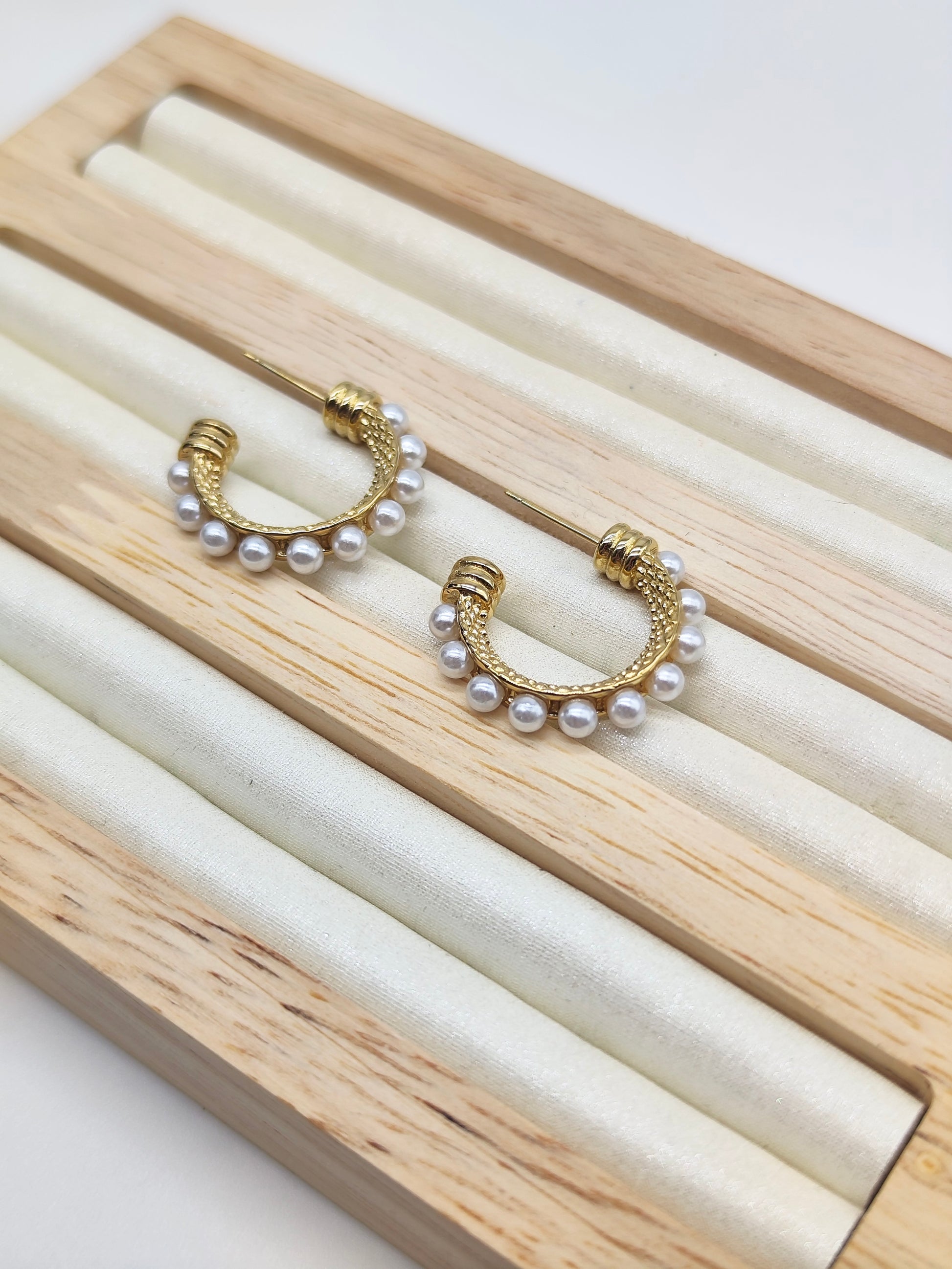 Pendientes Perla Marina