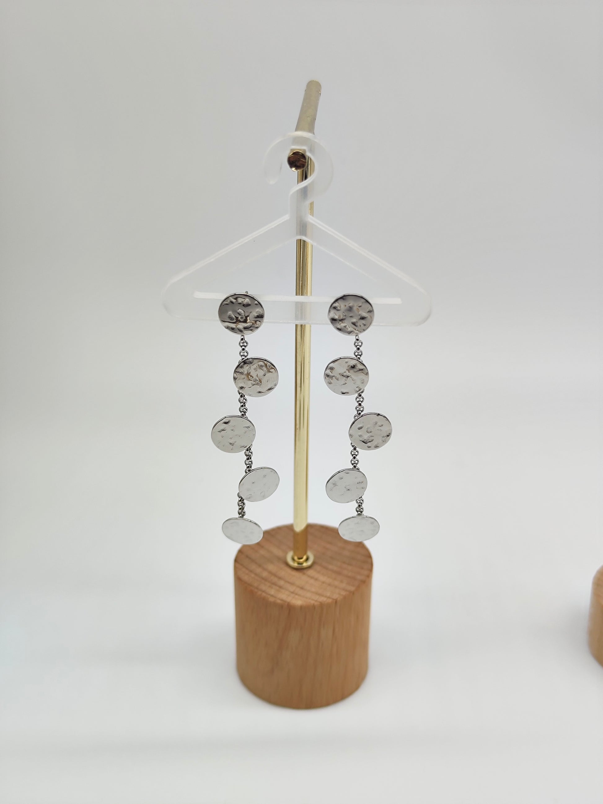 Pendientes Hammered Cascade