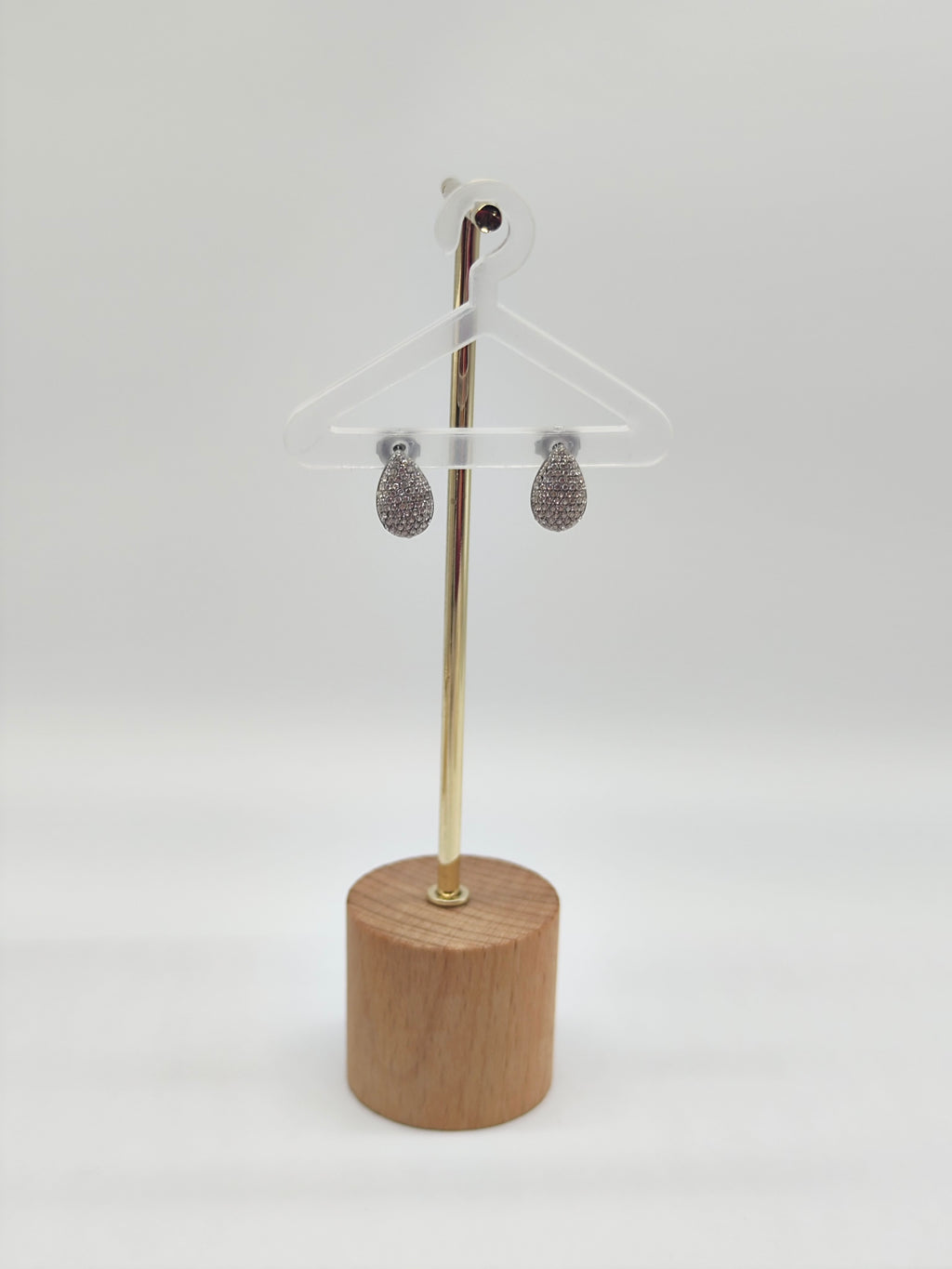 Pendientes Gota Brillante – A elegir en dorado o plateado