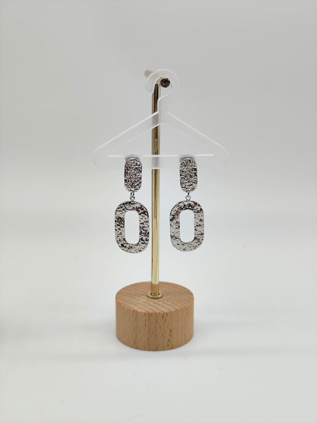 Pendientes Hammered Loop