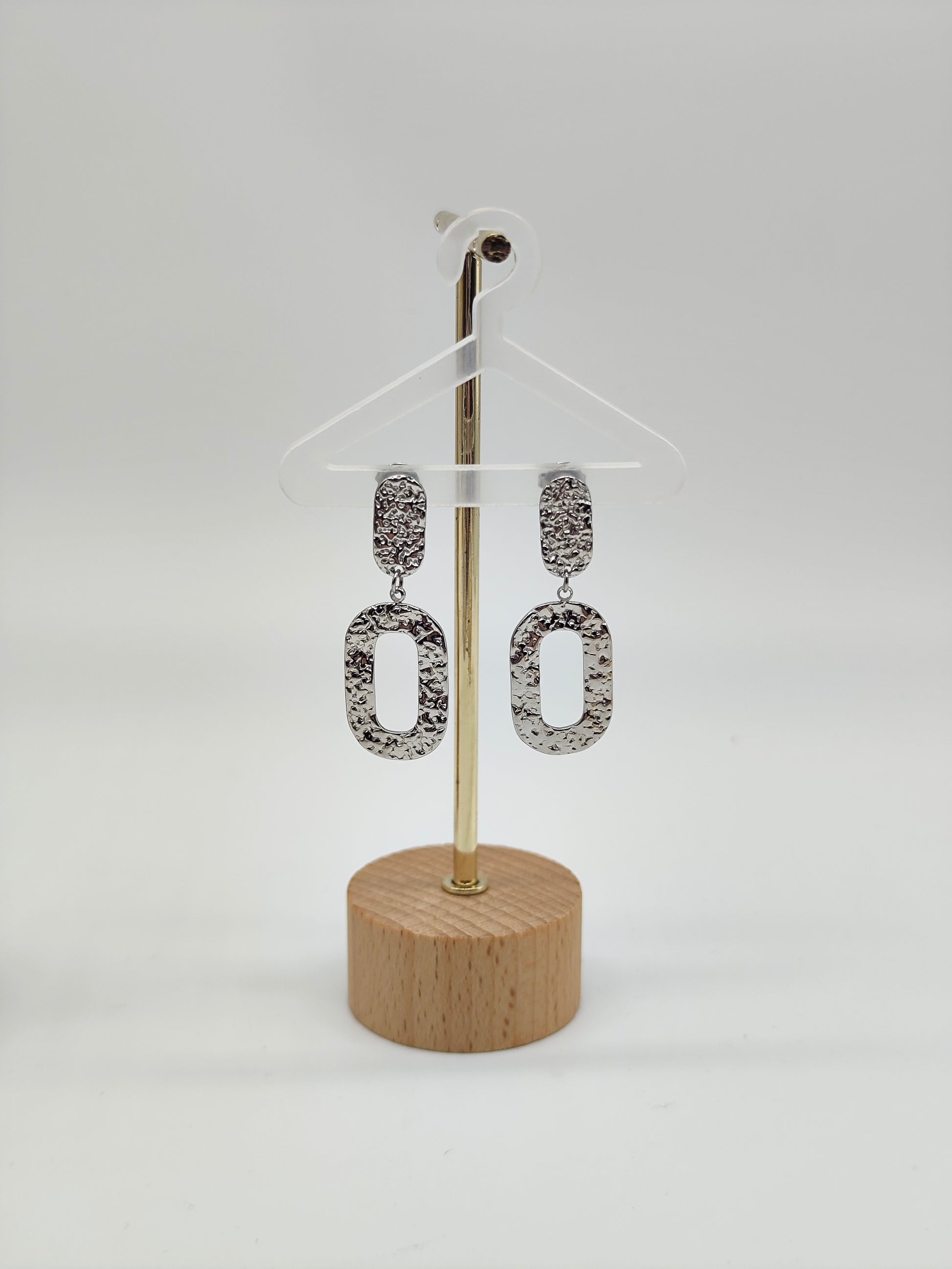 Pendientes Hammered Loop