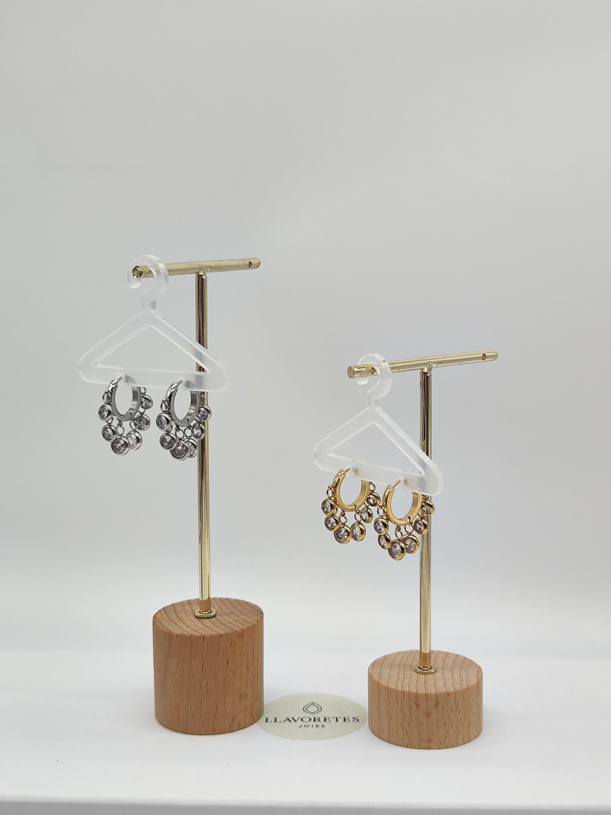 Pendientes aro Cascada de Luz