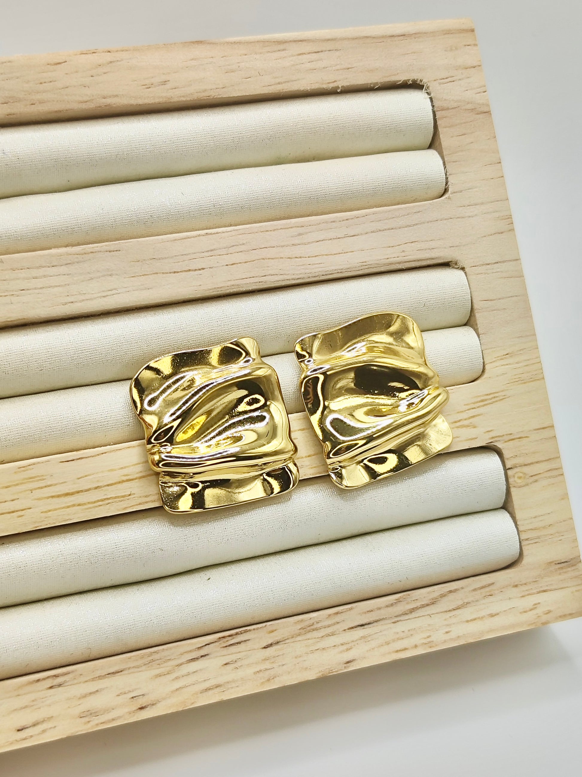 Pendientes Ola Dorada
