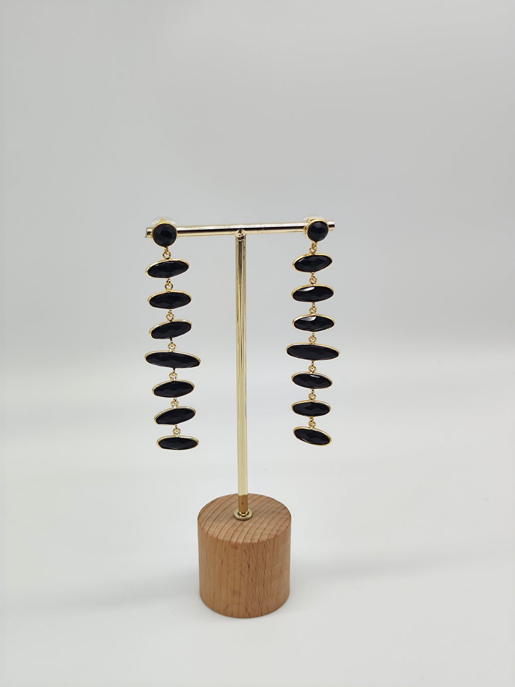 ✧ Pendientes Chandra Mala Ónix · Edición Limitada