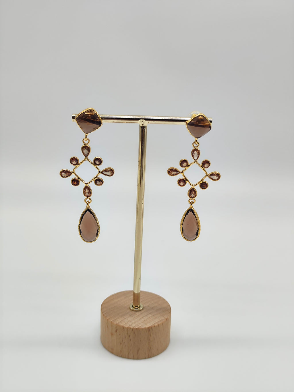 ✧ Pendientes Agni Padma Cacao · Edición Limitada