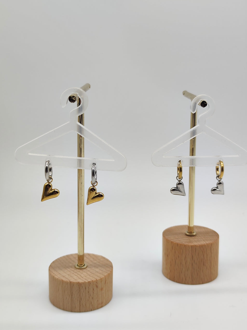 Pendientes Corazón Duo