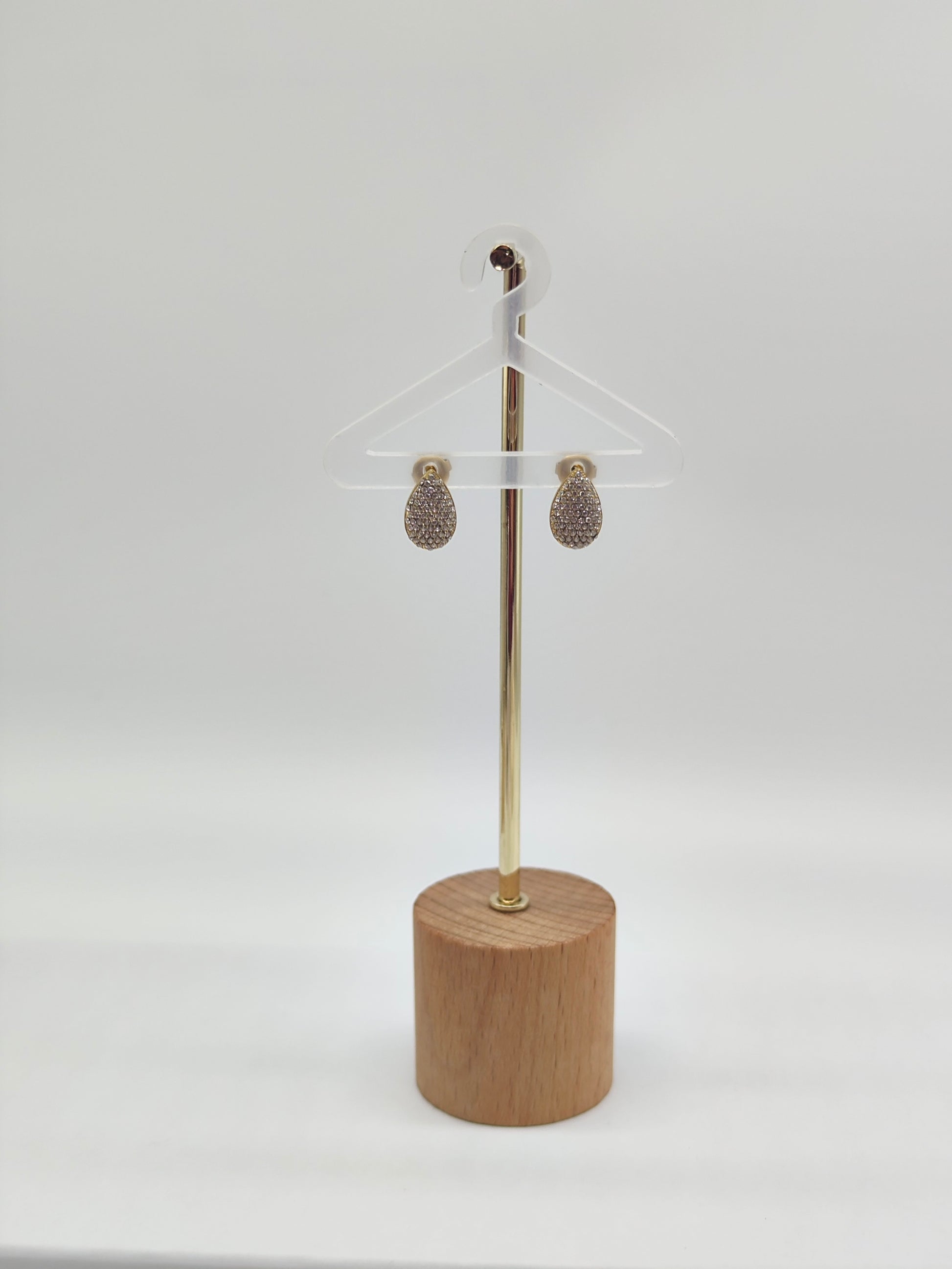 Pendientes Gota Brillante – A elegir en dorado o plateado