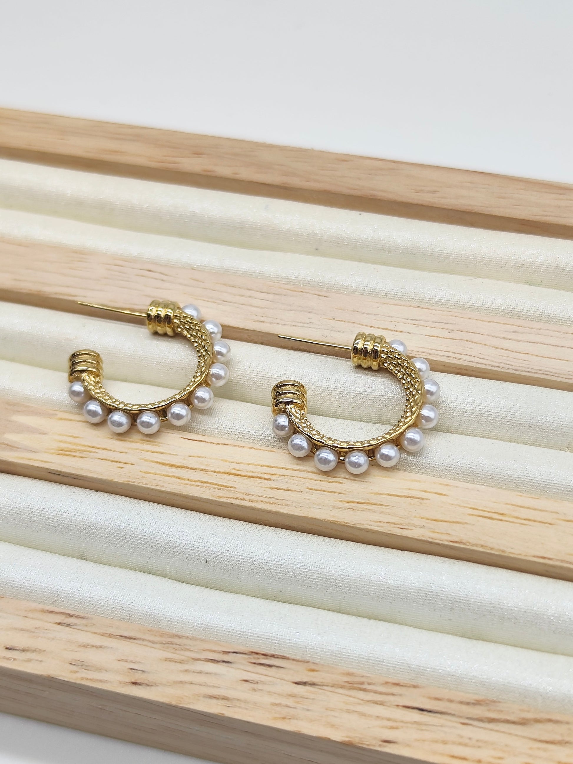 Pendientes Perla Marina