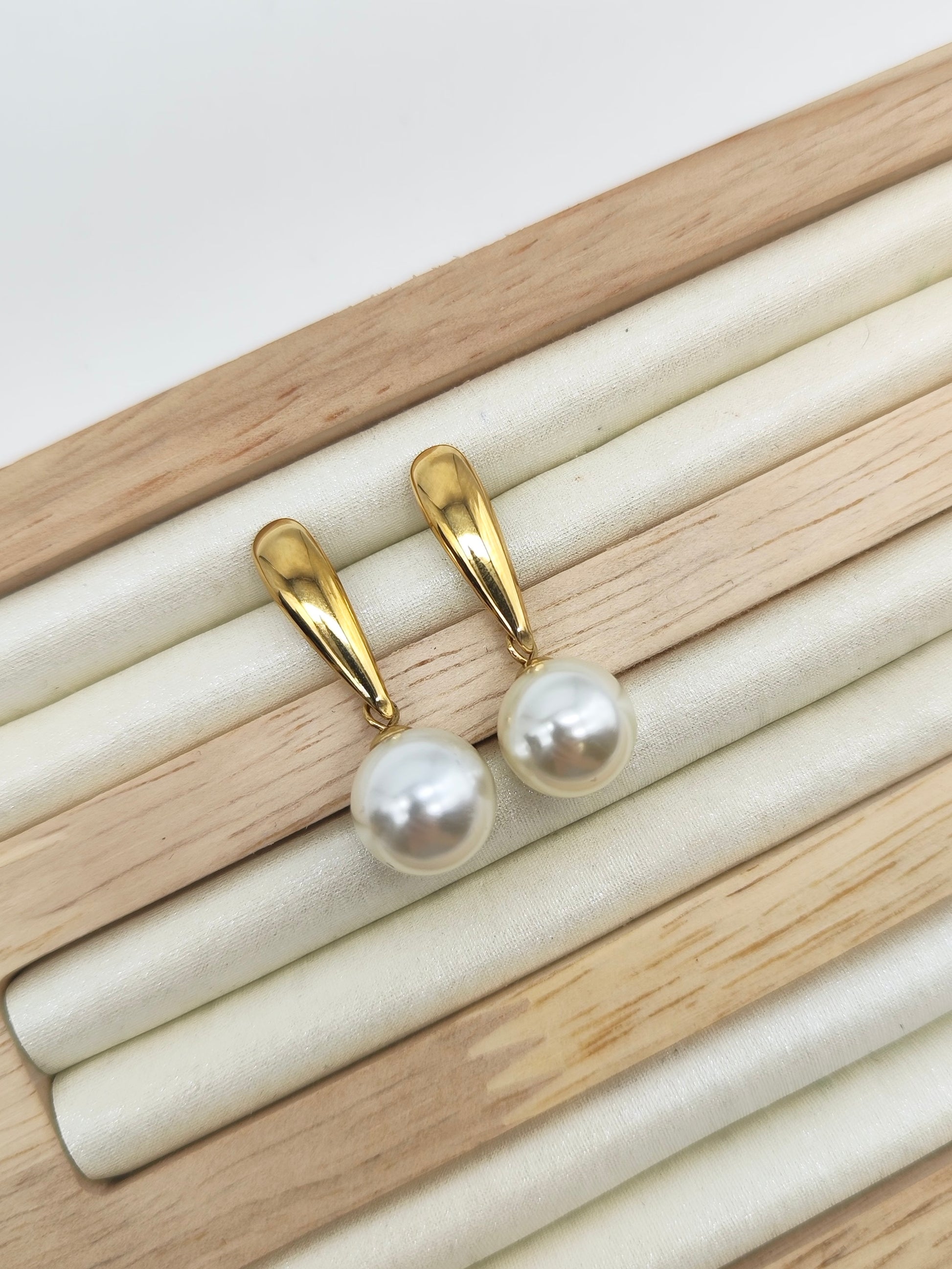 Pendientes Perla Marina