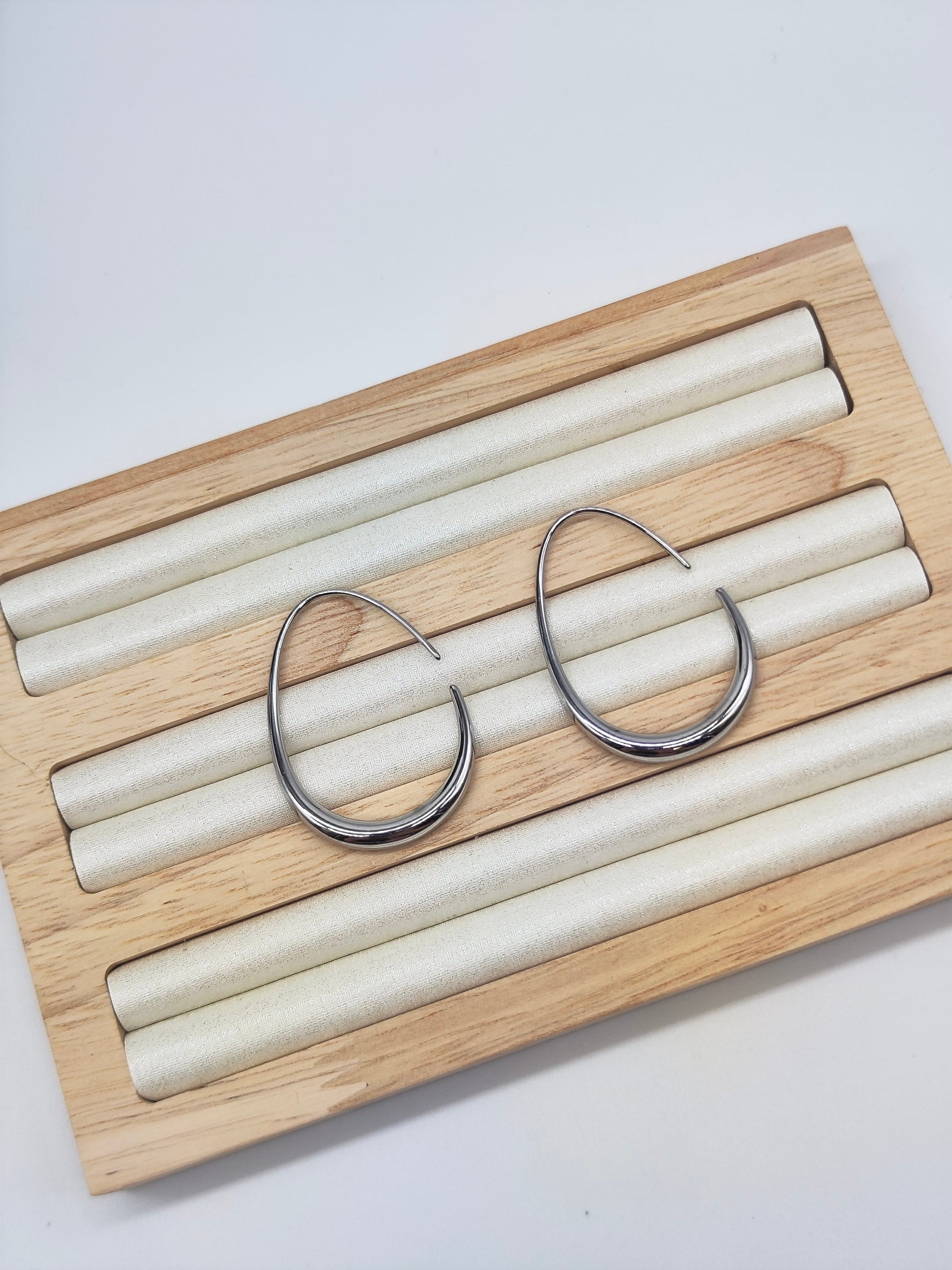 Pendientes Aro Ola Minimal