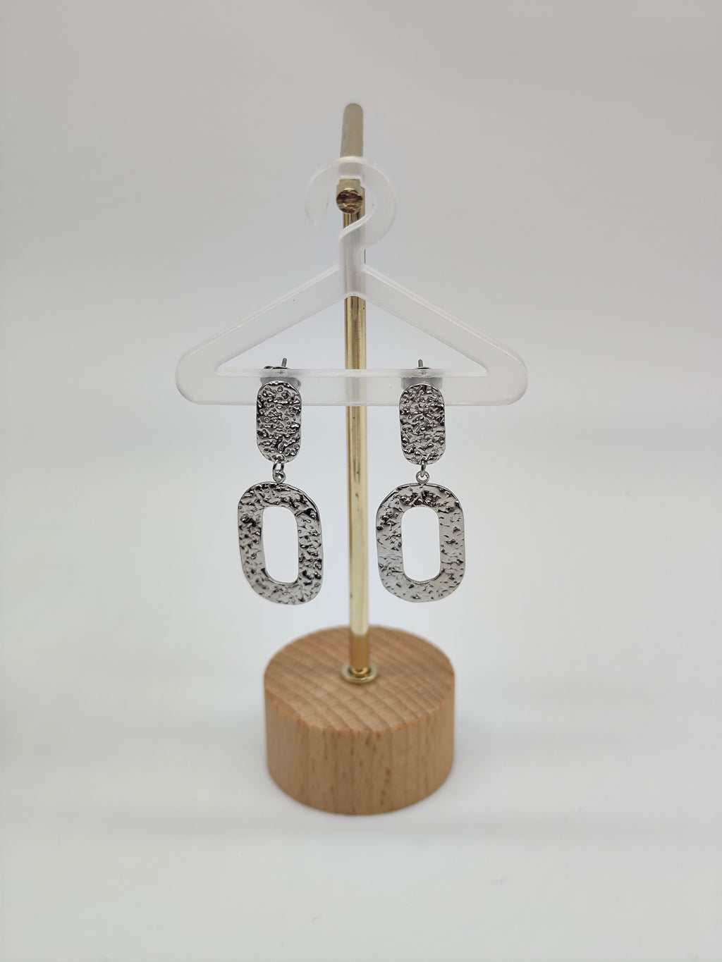 Pendientes Hammered Loop