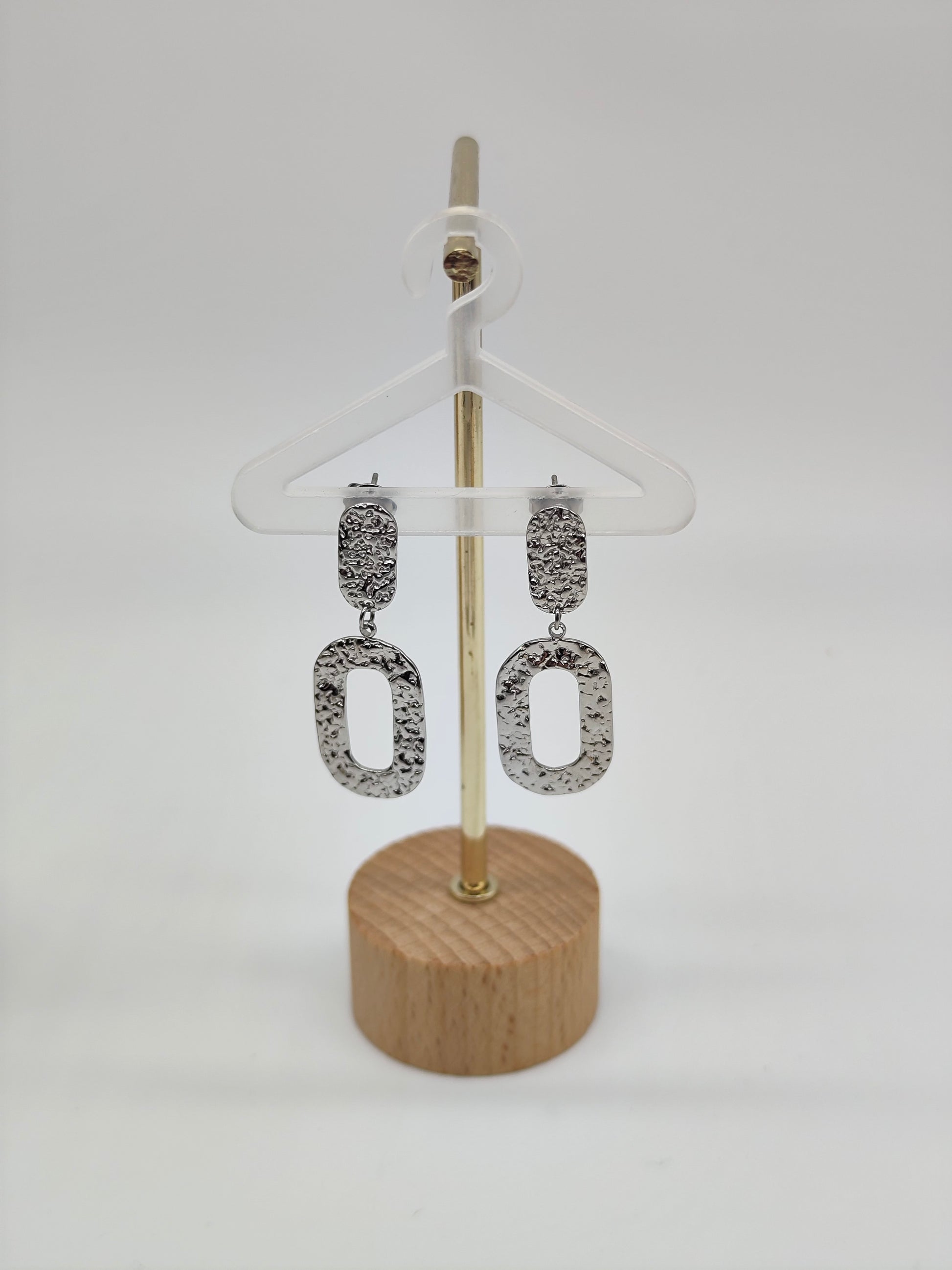 Pendientes Hammered Loop