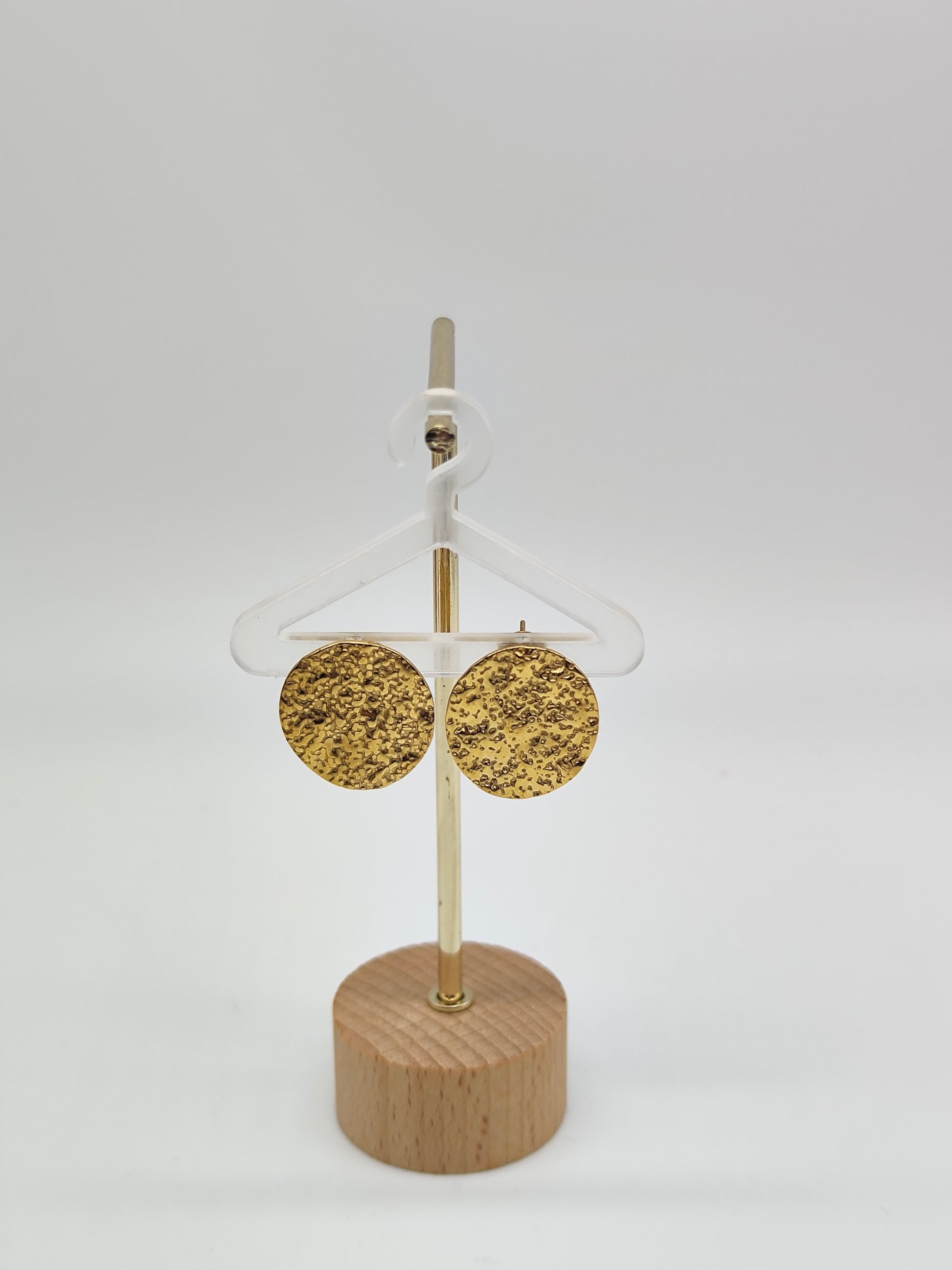 Pendientes Luna Martillada