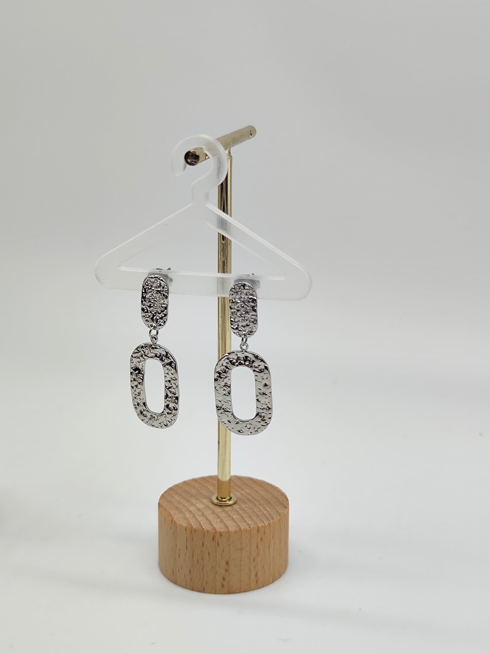 Pendientes Hammered Loop