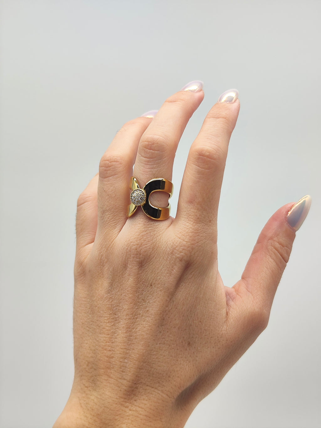 Anillo Lazo Brillante