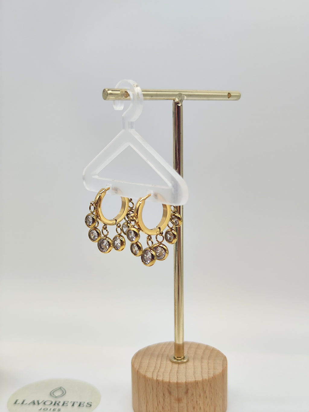 Pendientes aro Cascada de Luz