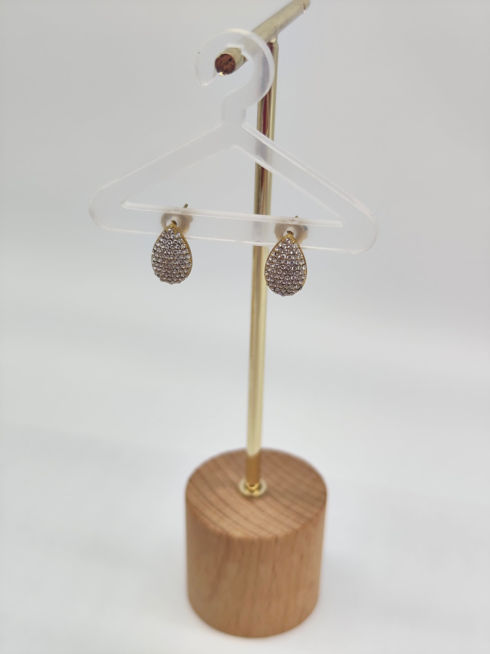 Pendientes Gota Brillante – A elegir en dorado o plateado