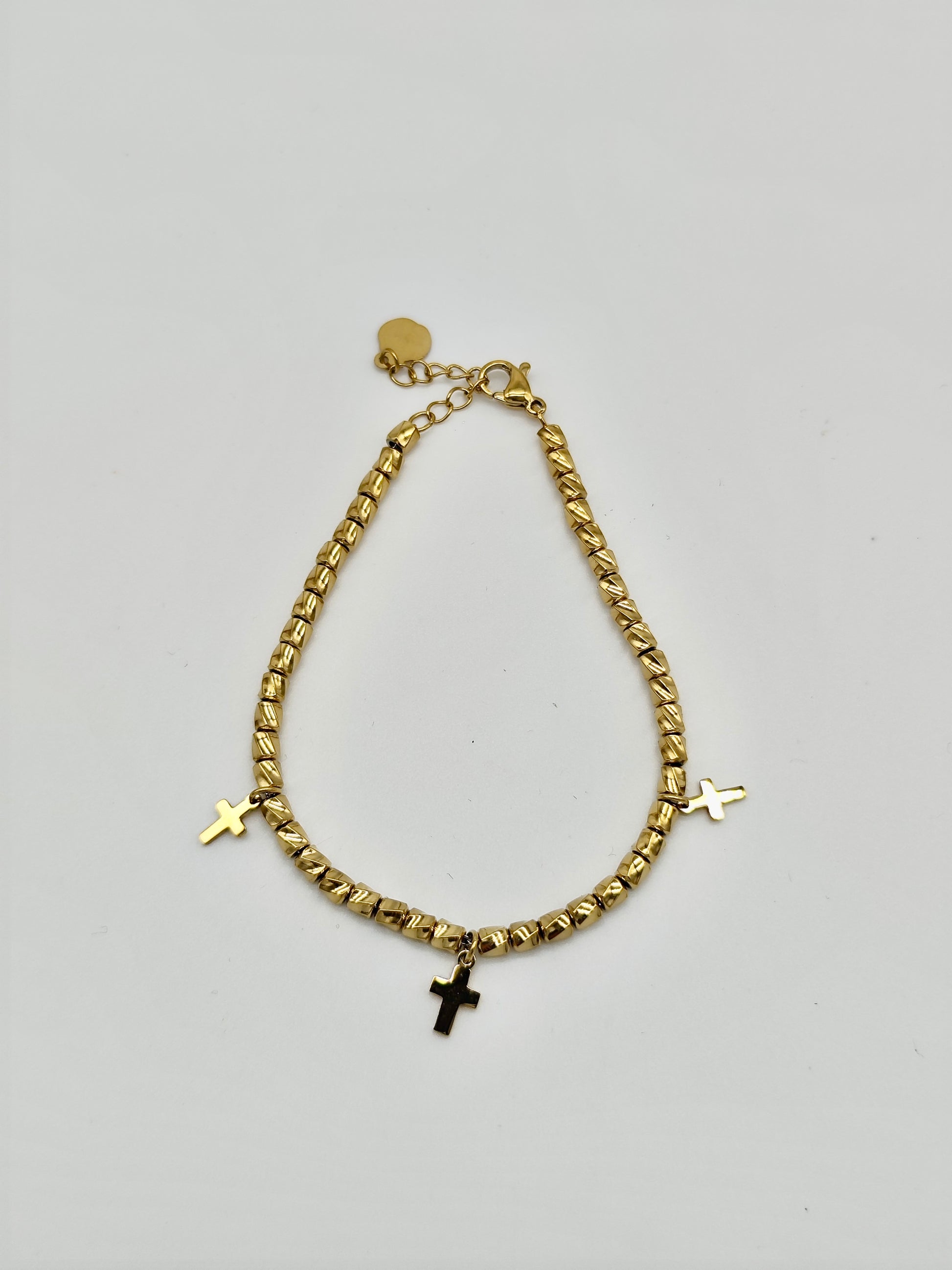 Pulsera Cruces Minimal