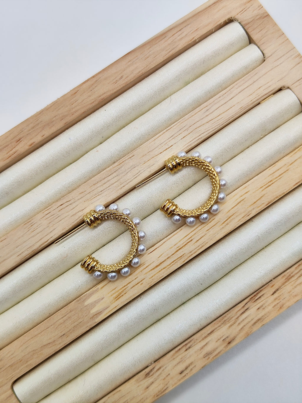 Pendientes Perla Marina