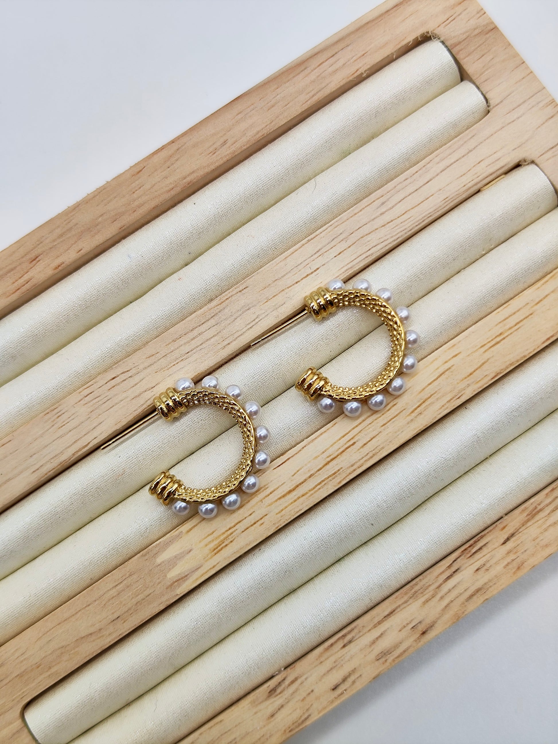 Pendientes Perla Marina