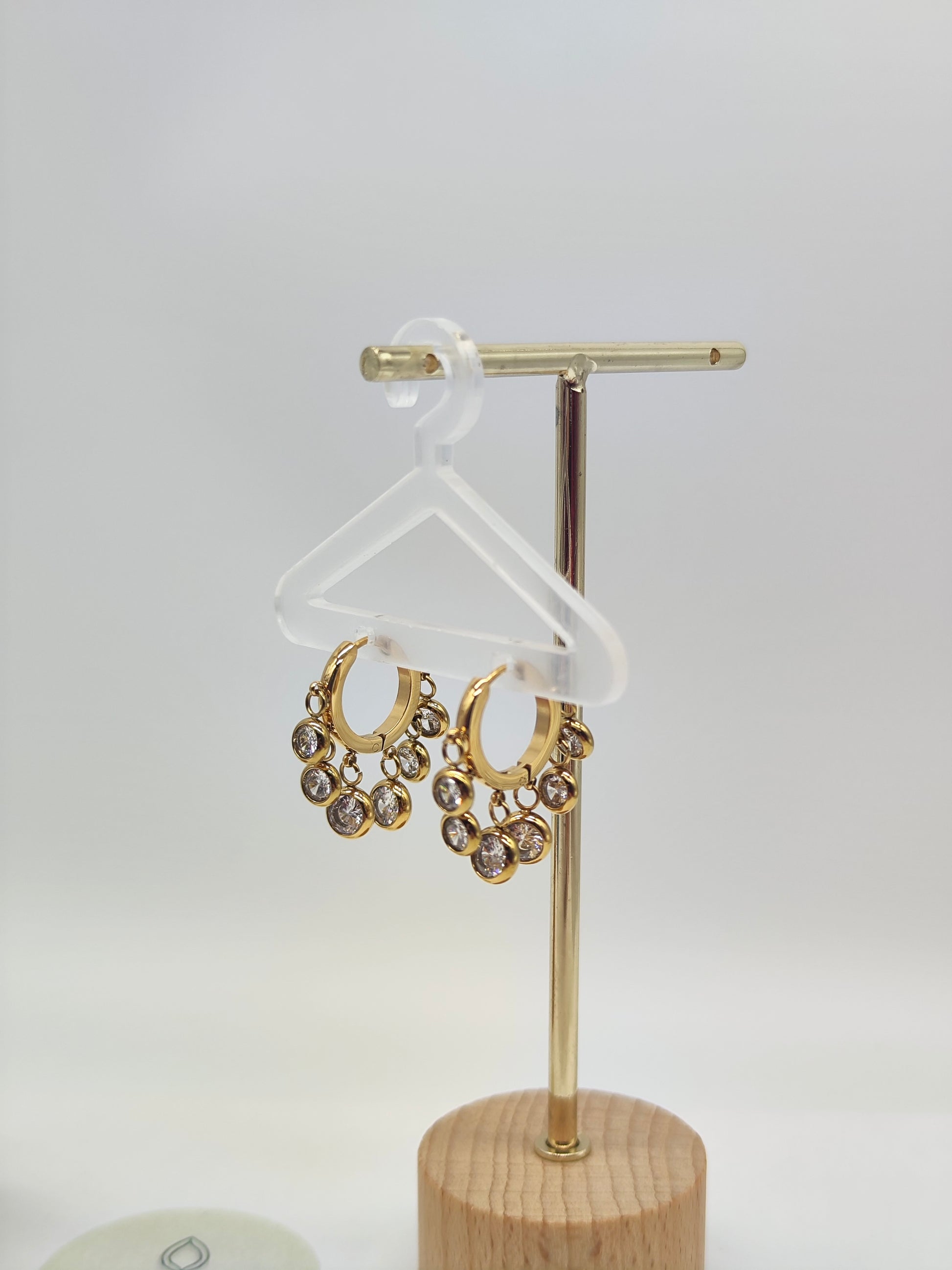 Pendientes aro Cascada de Luz