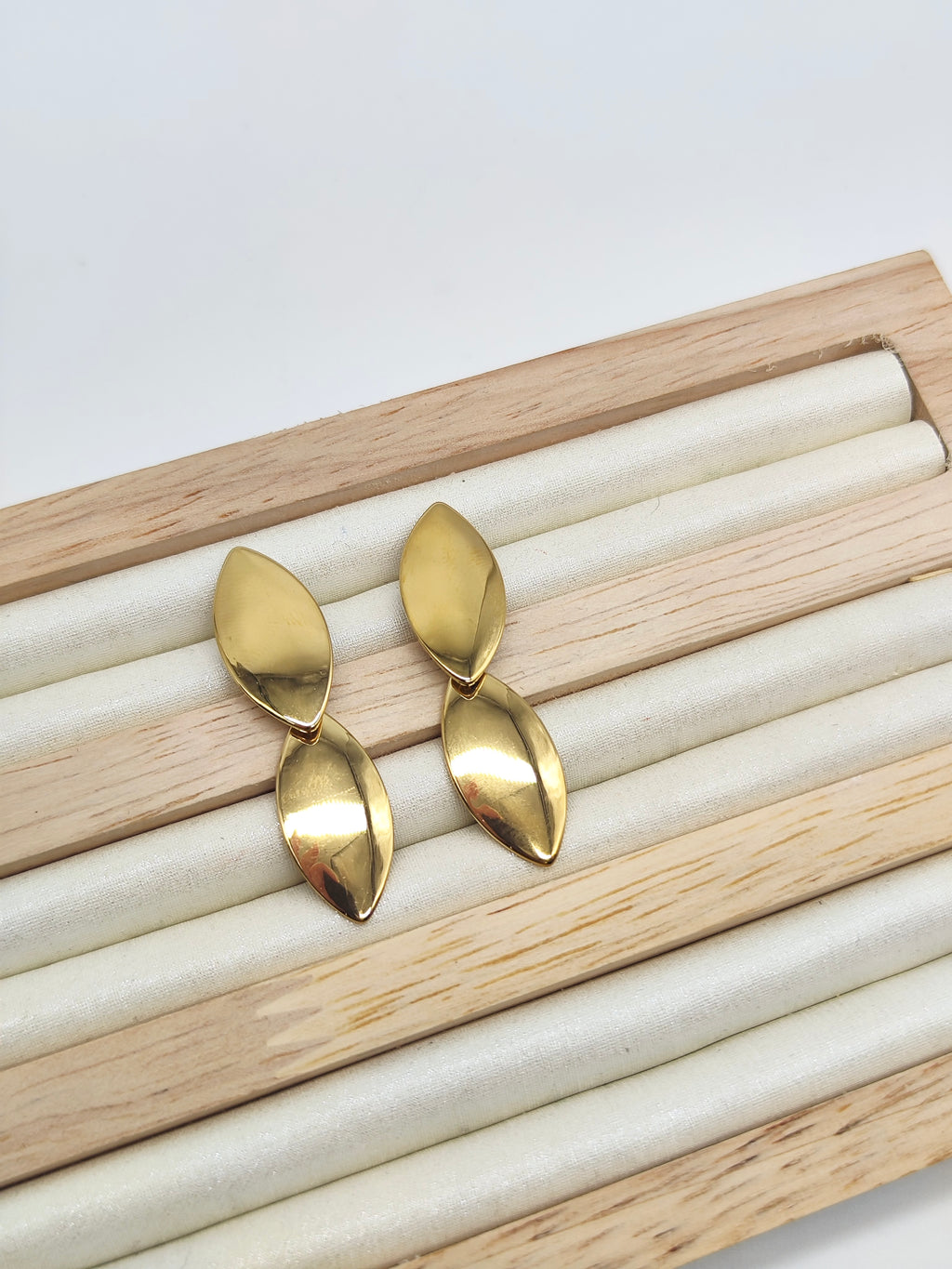 Pendientes Perla Oro Marina