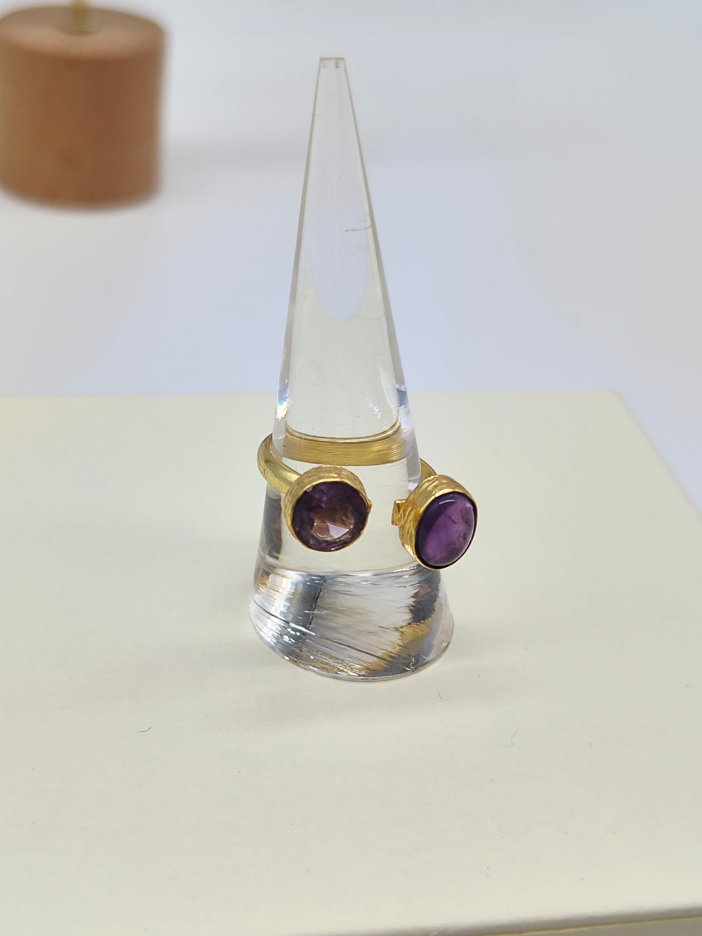 ✧ Anillo Padma Amatista Dúo · Edición Limitada