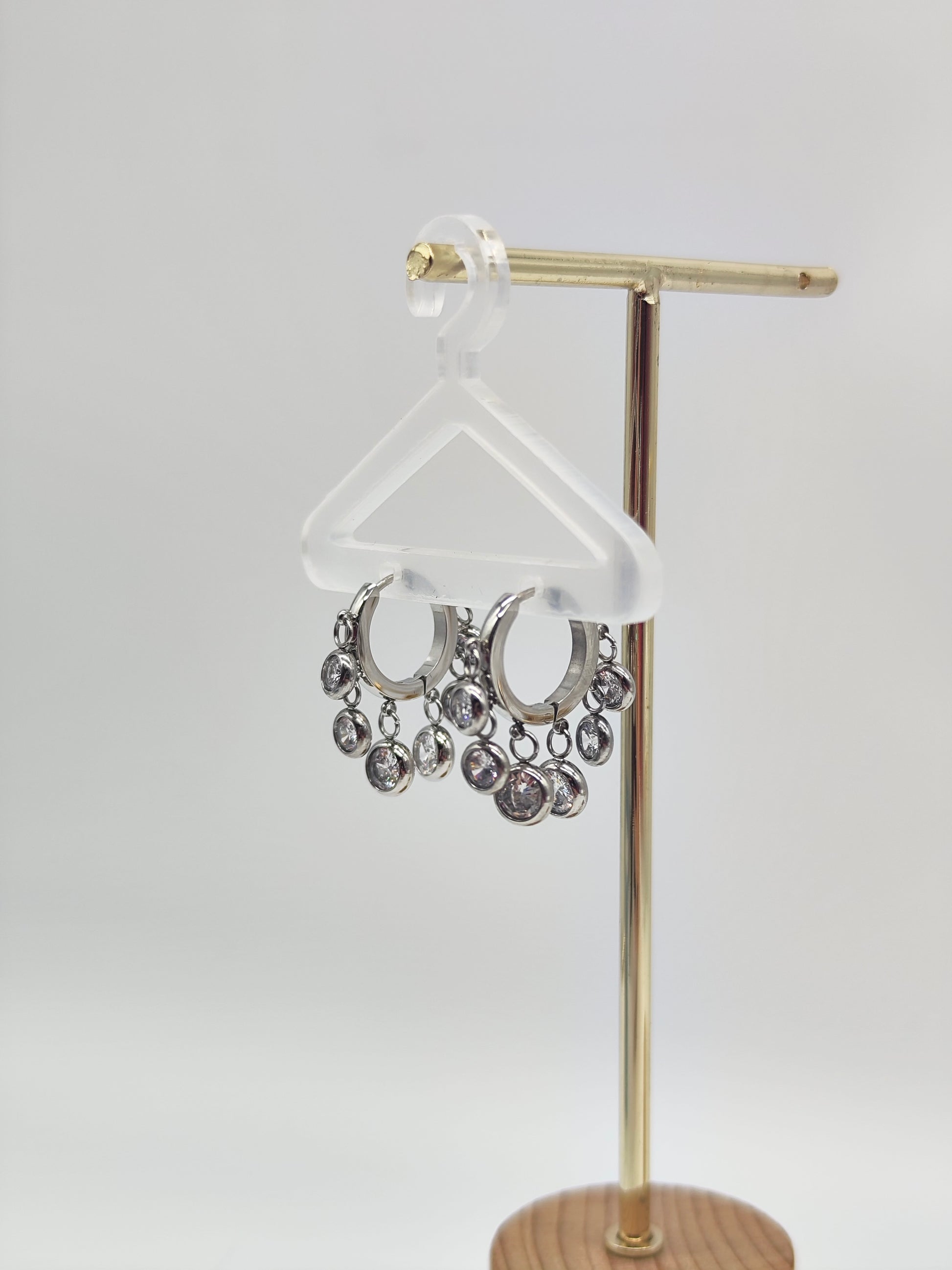 Pendientes aro Cascada de Luz