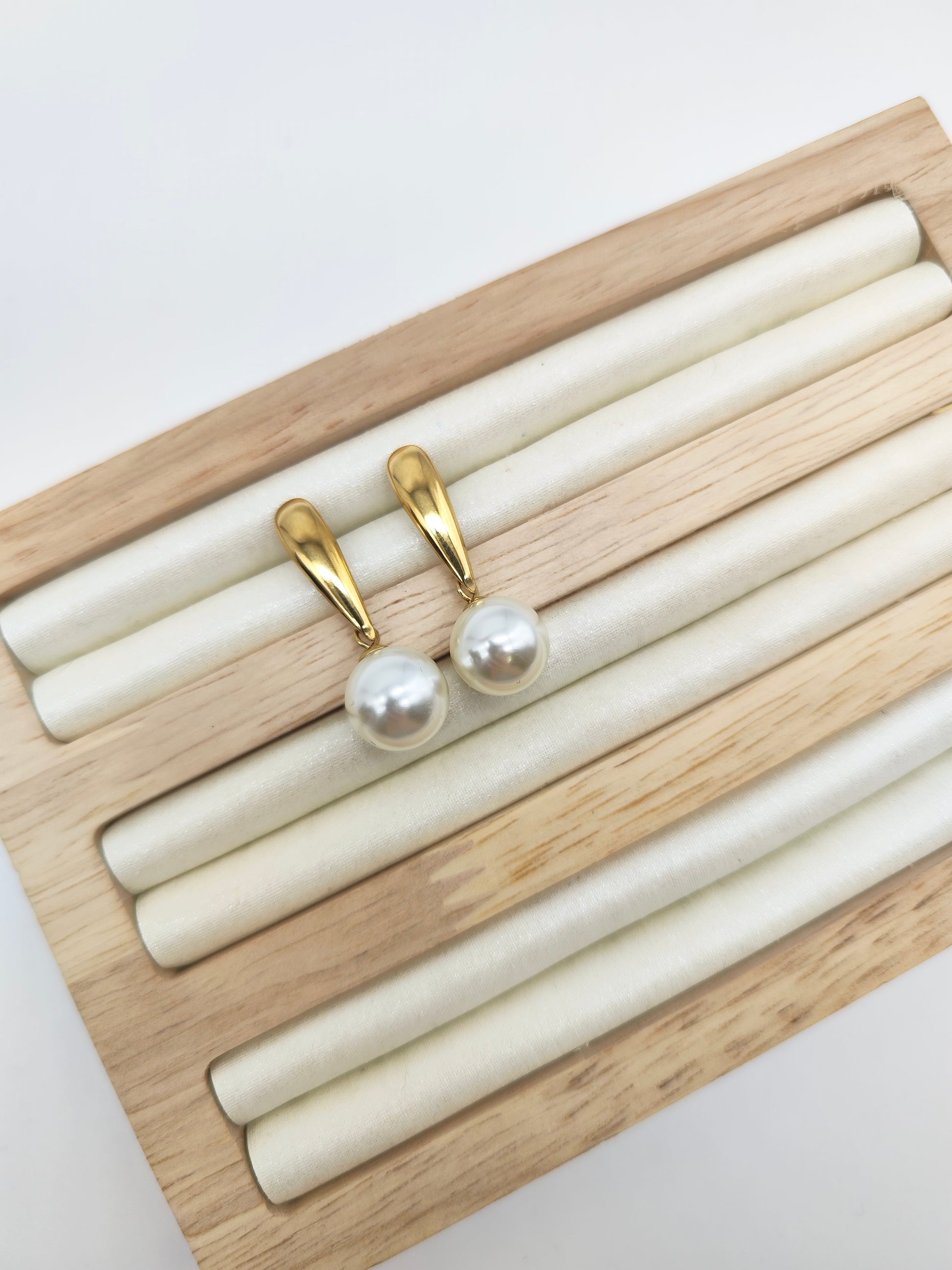 Pendientes Perla Marina