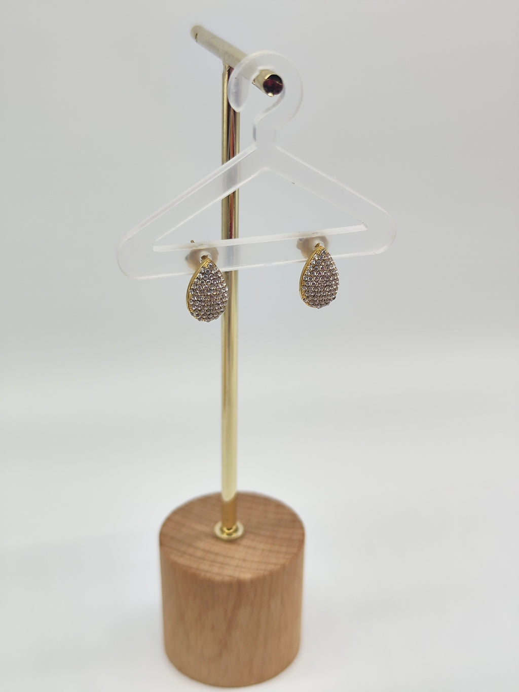 Pendientes Gota Brillante – A elegir en dorado o plateado