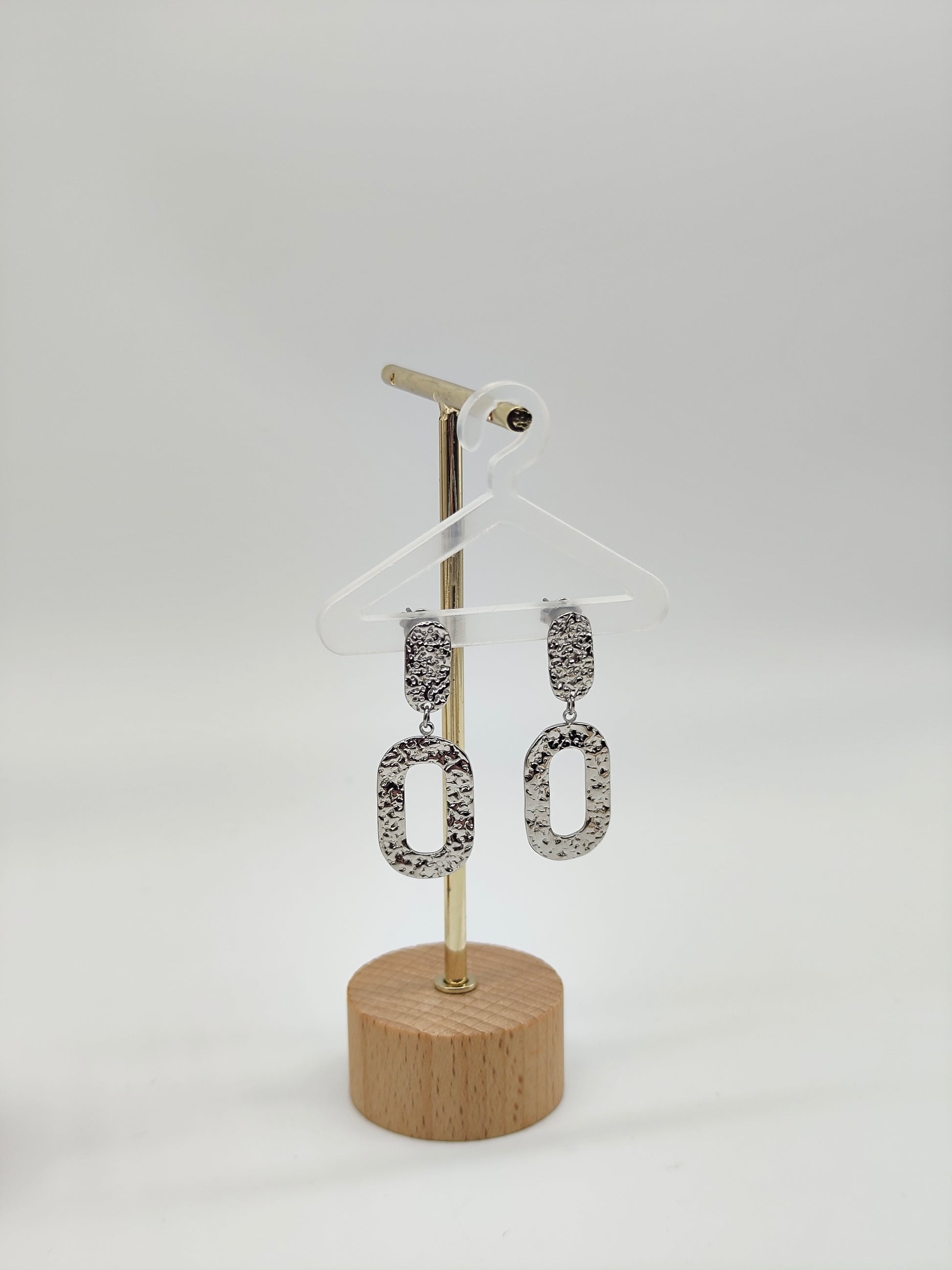 Pendientes Hammered Loop