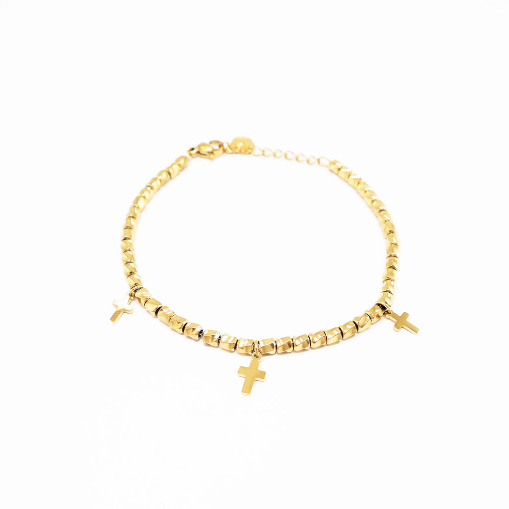 Pulsera Cruces Minimal