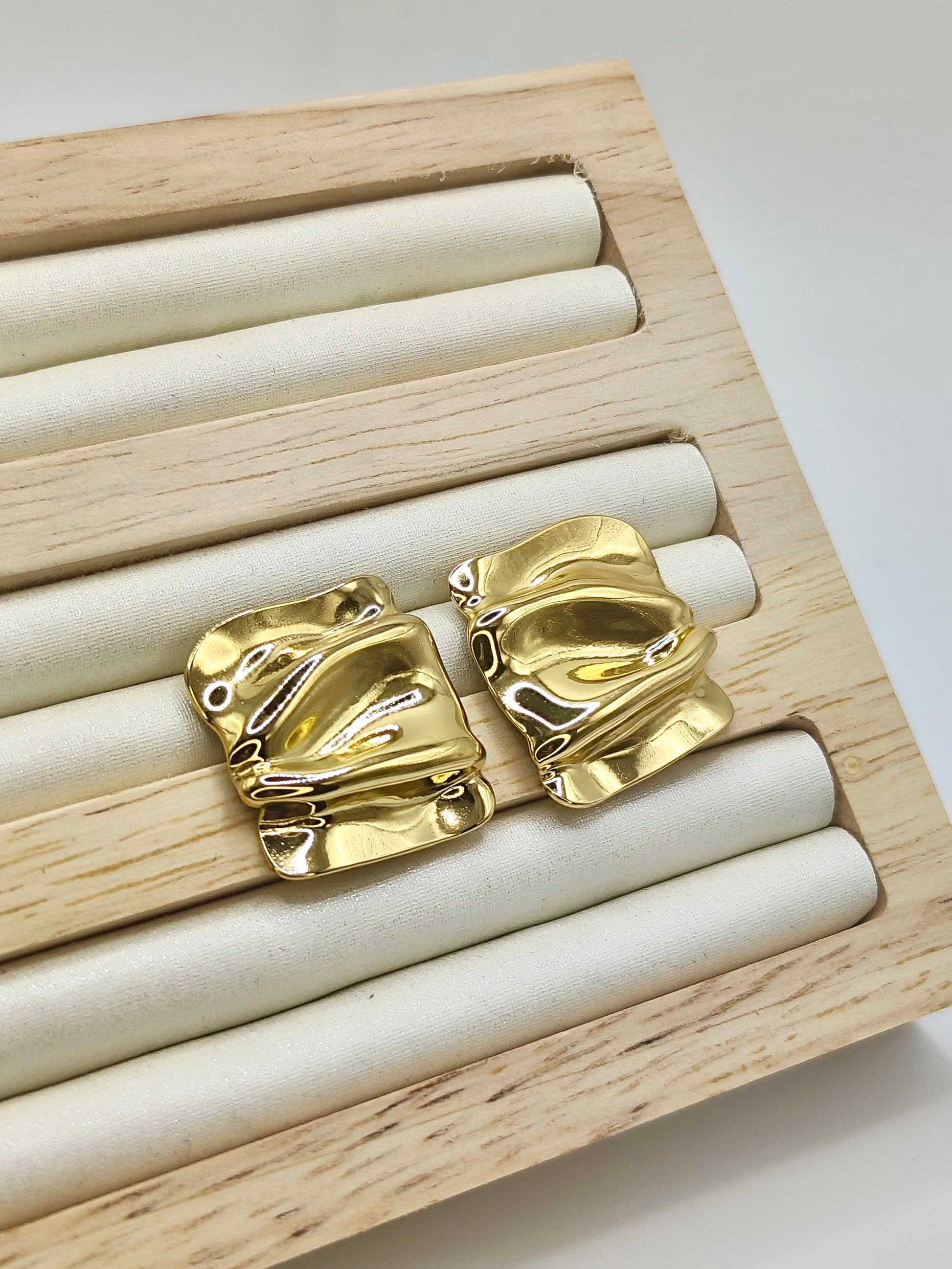 Pendientes Ola Dorada