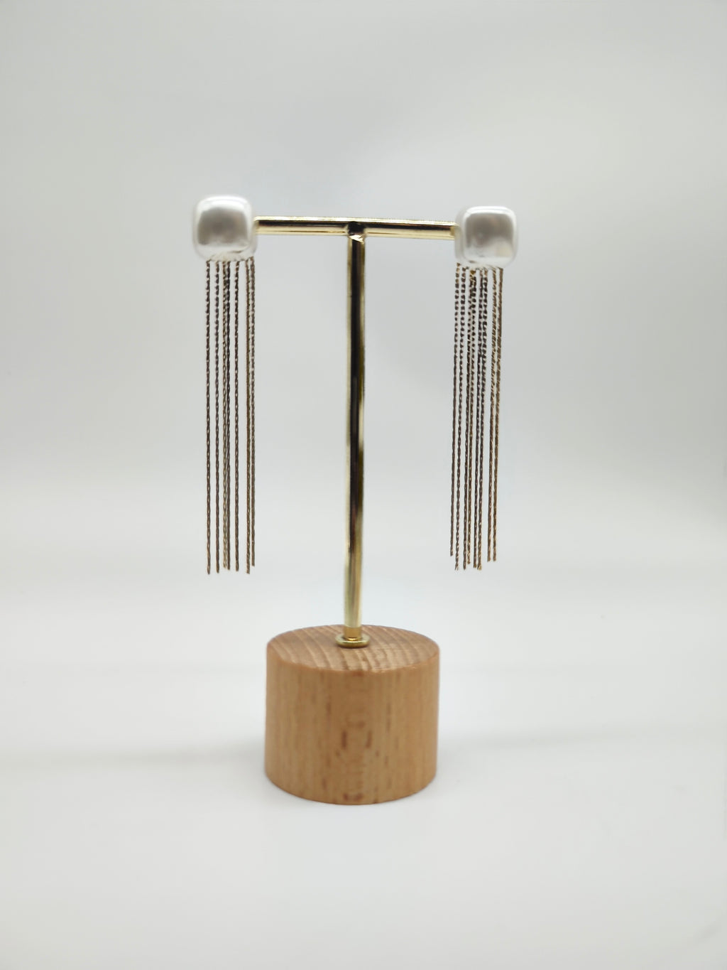 Pendientes Perla Cascada Marina