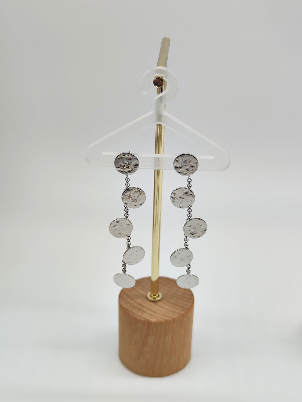 Pendientes Hammered Cascade