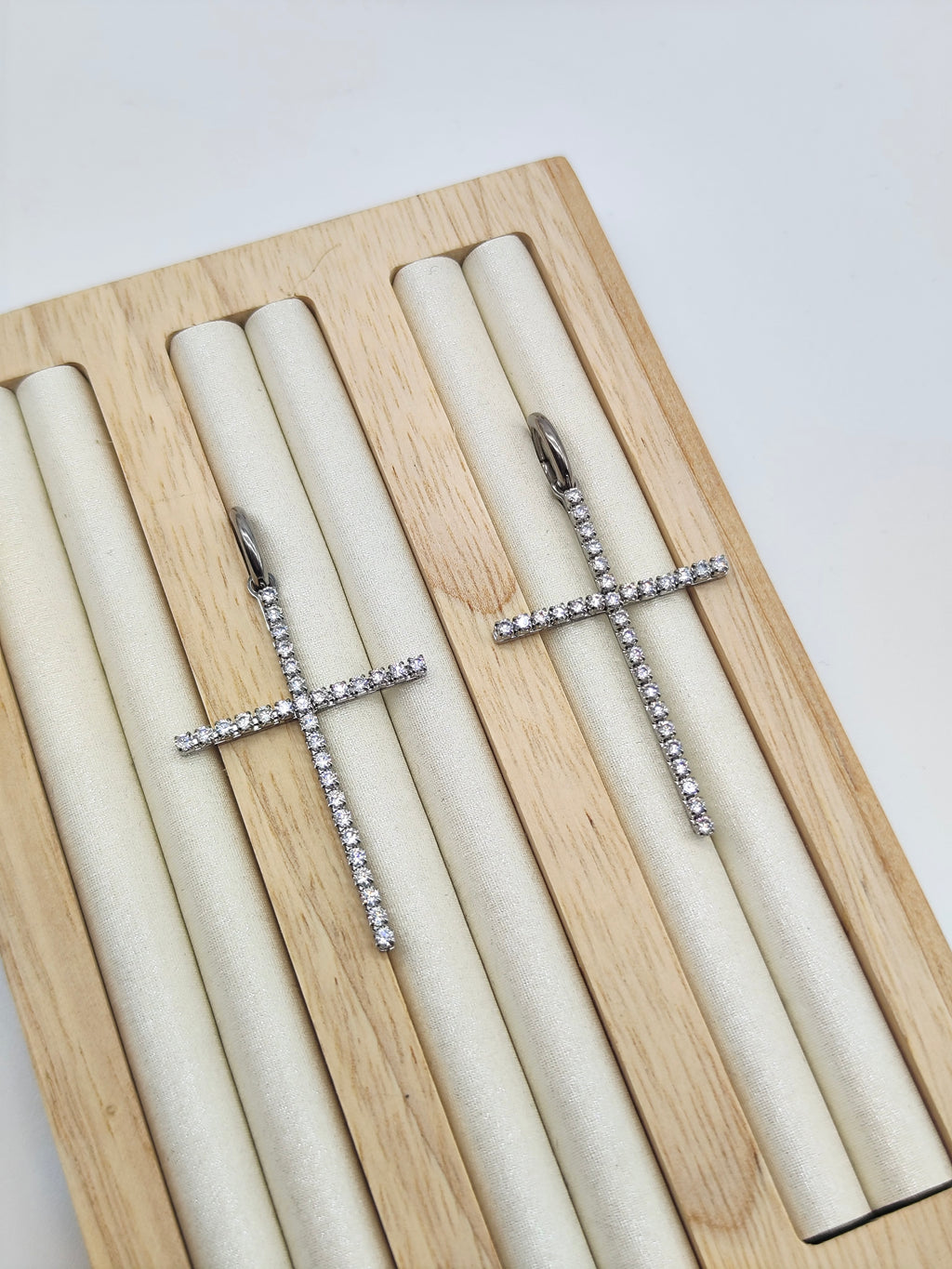 Pendientes Crystal Cross