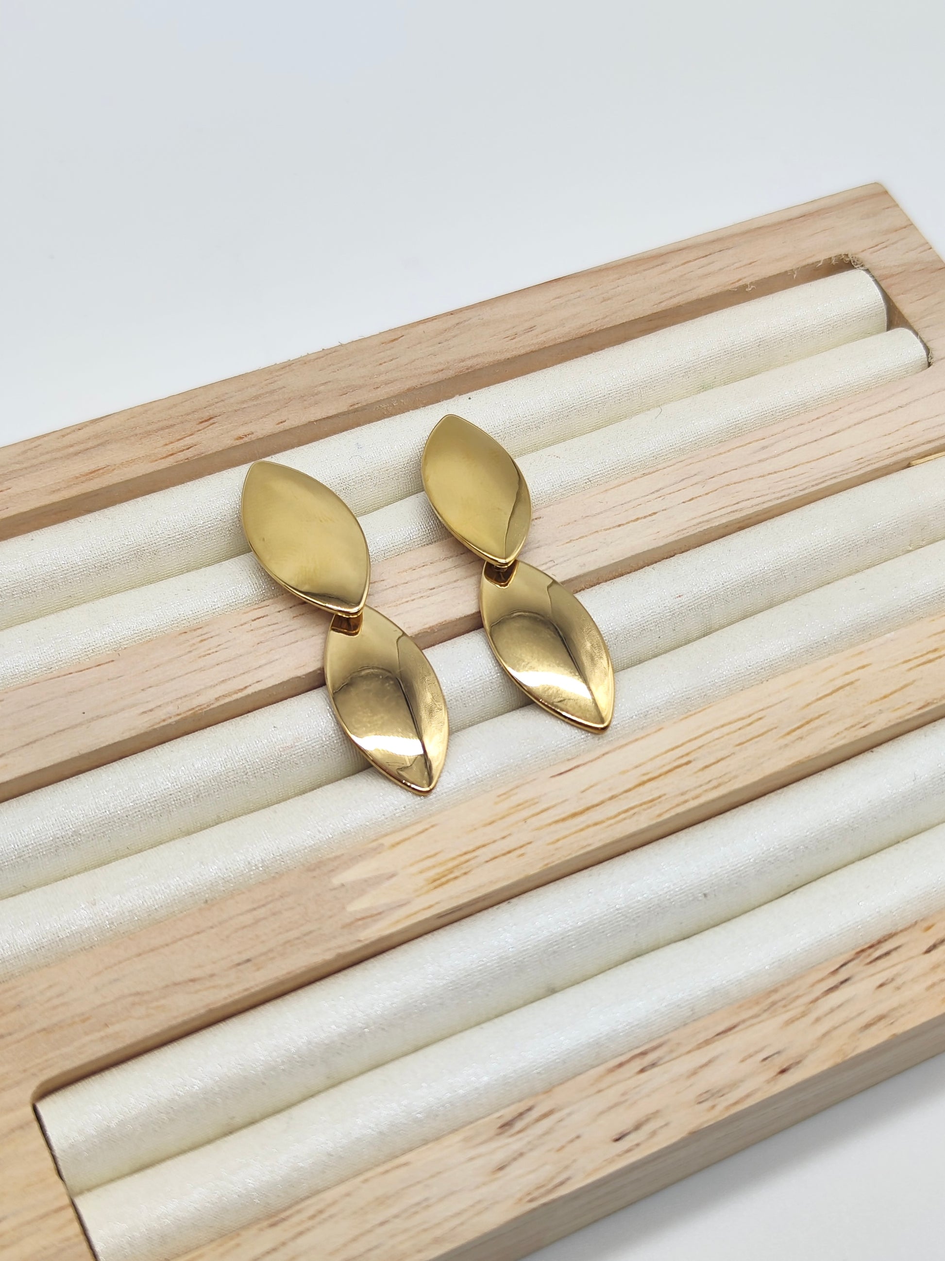 Pendientes Perla Oro Marina